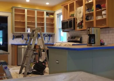 Full Kitchen cabinet repainting